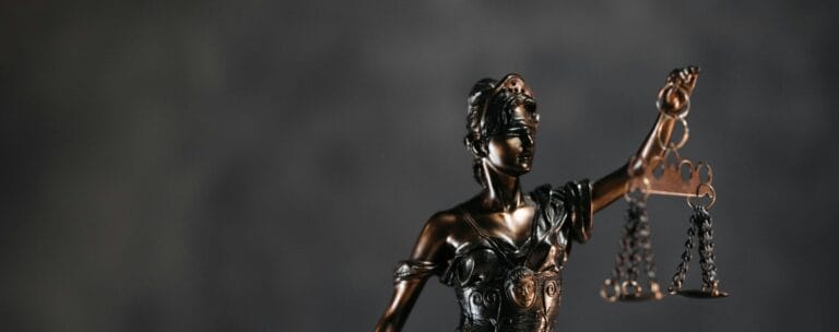 Stock image of Lady Justice by Pavel Danilyuk