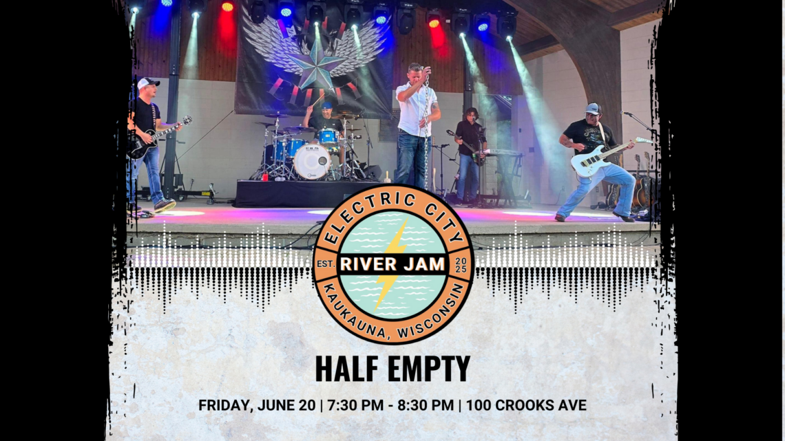 Promotional image for Half Empty playing at Electric City River Jam