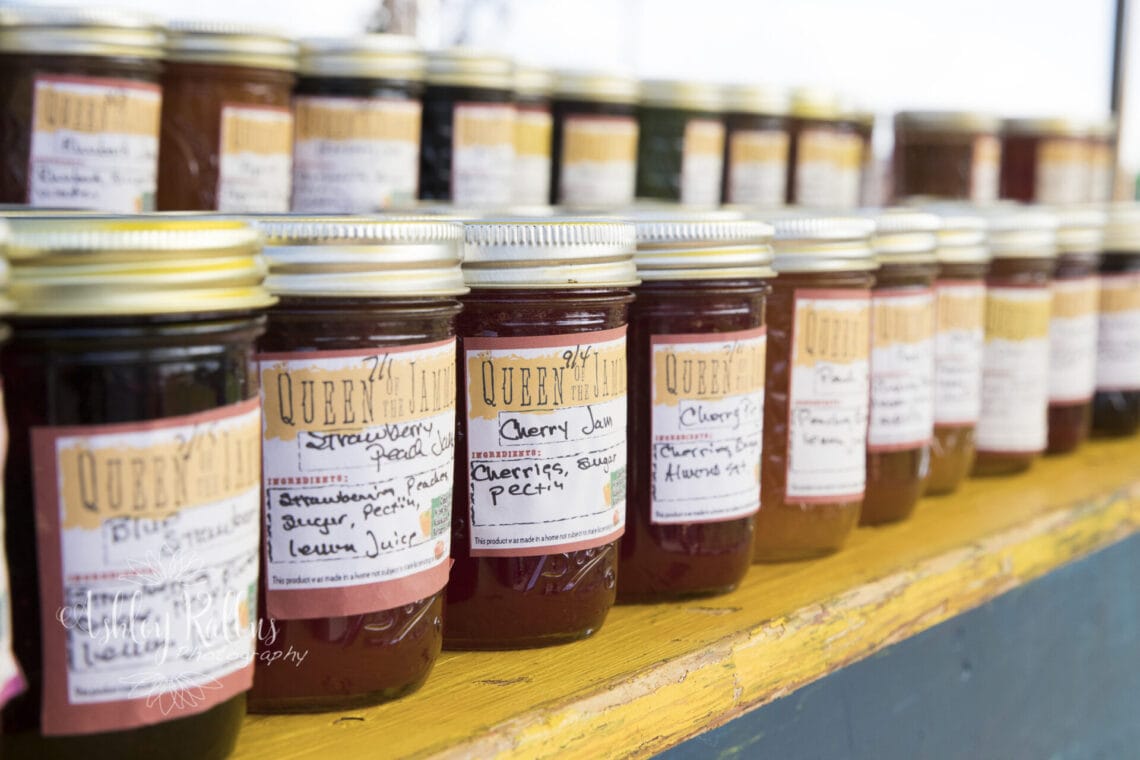 variety of jams and salsas from Queen of the Jammed