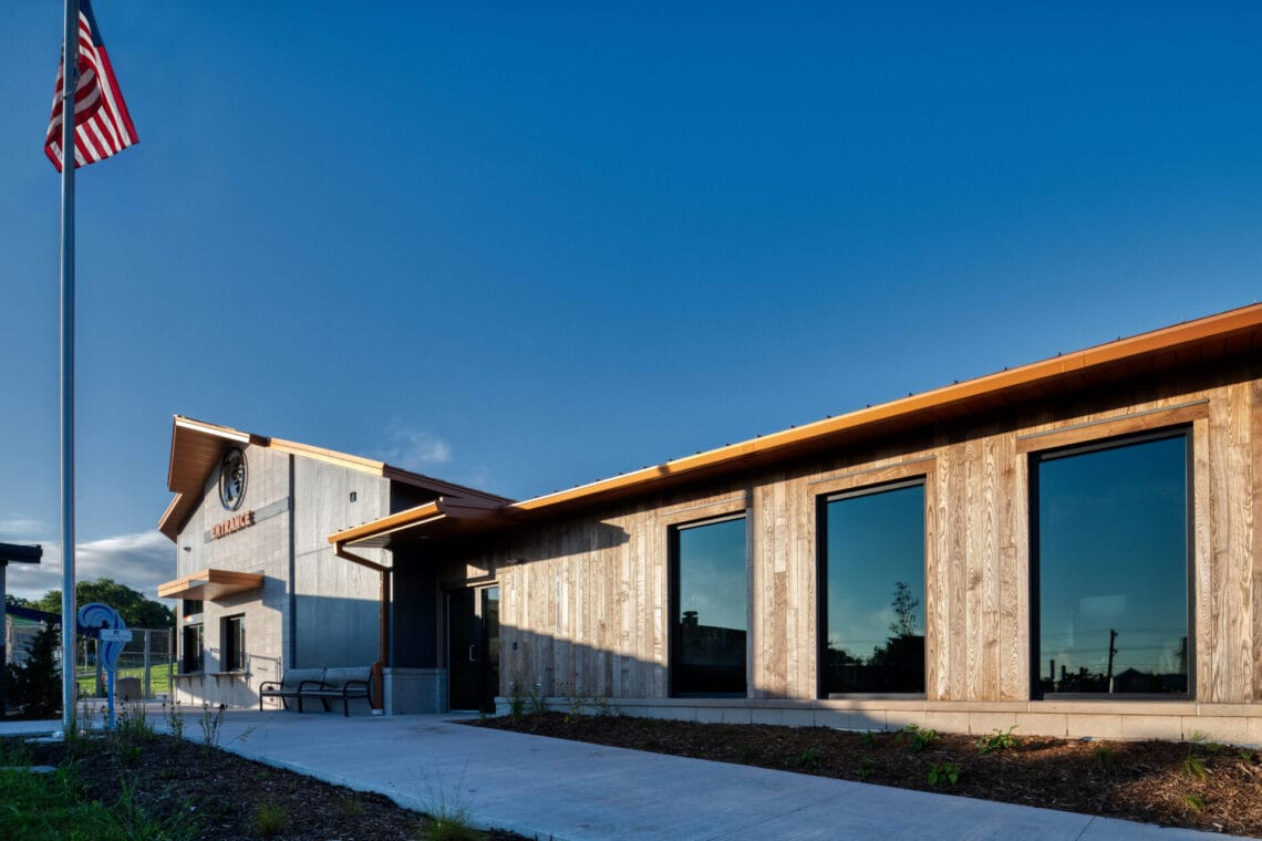 Outside of the City of Kaukauna Aquatic Center building