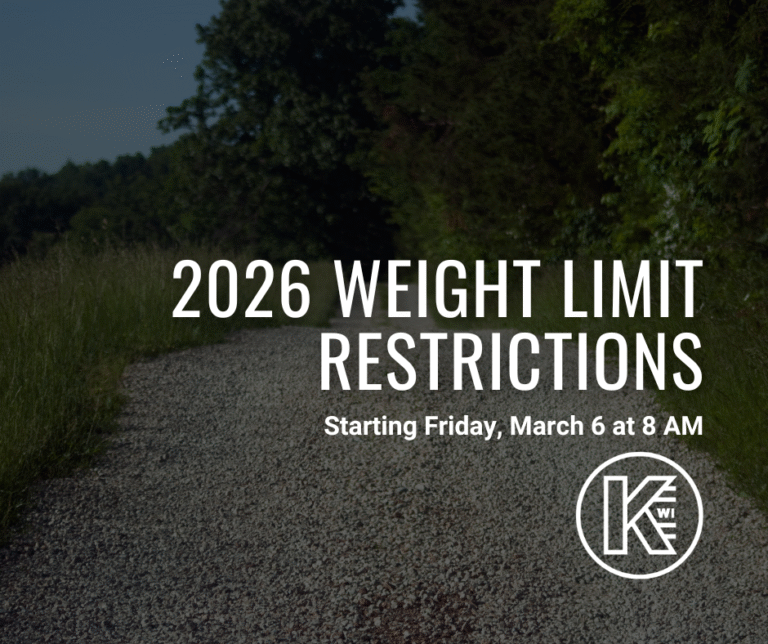 Spring 2026 weight limits beginning March 6 - City Of Kaukauna